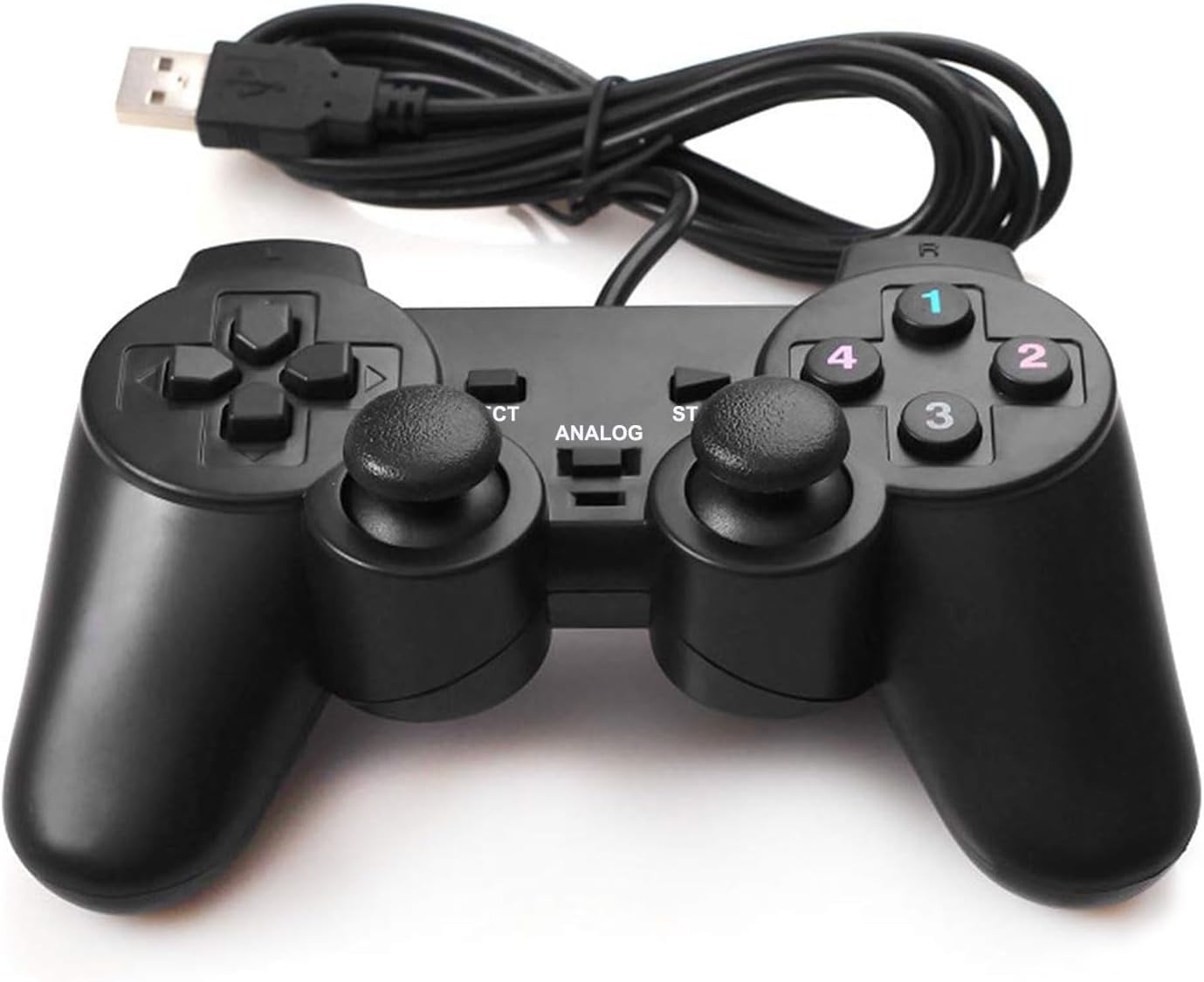 USB Classic Game Controller Gamepad Joypad Manettes de jeu filaires pour Sega Saturn System Style