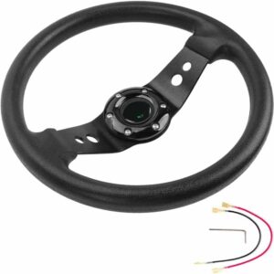 Volants de jeu Volant de jeu SIM GT 320 35x25 mm Noir Ø 320 mm Microfibre noire de première qualié